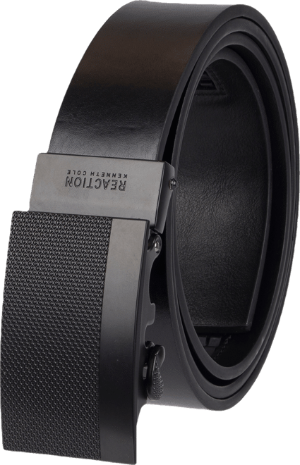 Men's Exact System Track Lock Plaque Buckle Belt