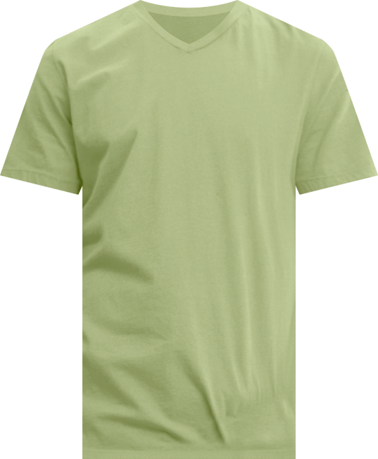 TMV002CJ Mens Cotton Jersey Short-Sleeve V-Neck T-Shirt