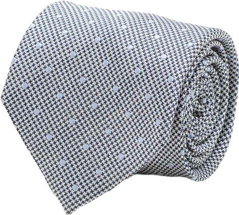 Dotted Herringbone Silk Men's Tie