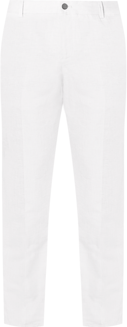 Perry Ellis Men's Portfolio Modern-Fit Linen/Cotton Solid Dress Pants