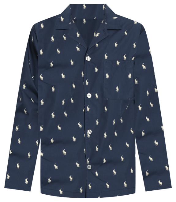 Men's All Over Polo Player Pajama Shirt