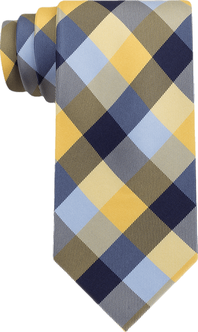 Men's Buffalo Check Tartan Silk Tie