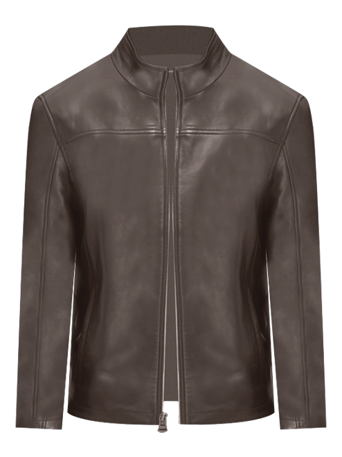 Men's Leather Jacket, Created for Macy's