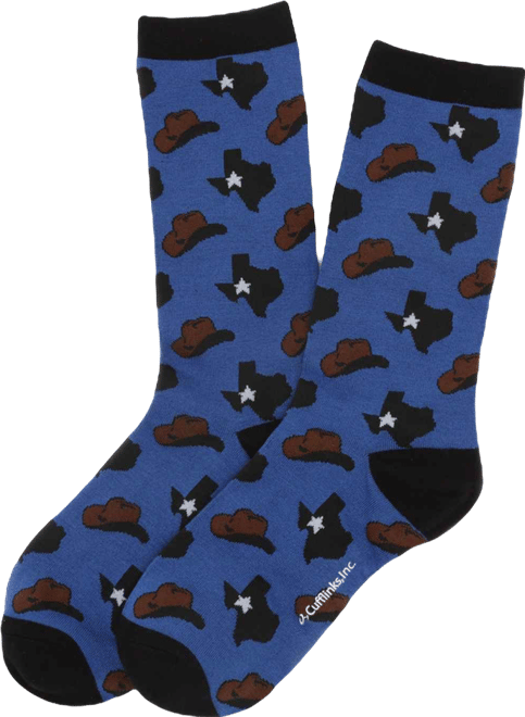 Men's Texas State Cowboy Hat Sock
