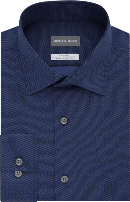 Men's Slim Fit Comfort Stretch Dress Shirt