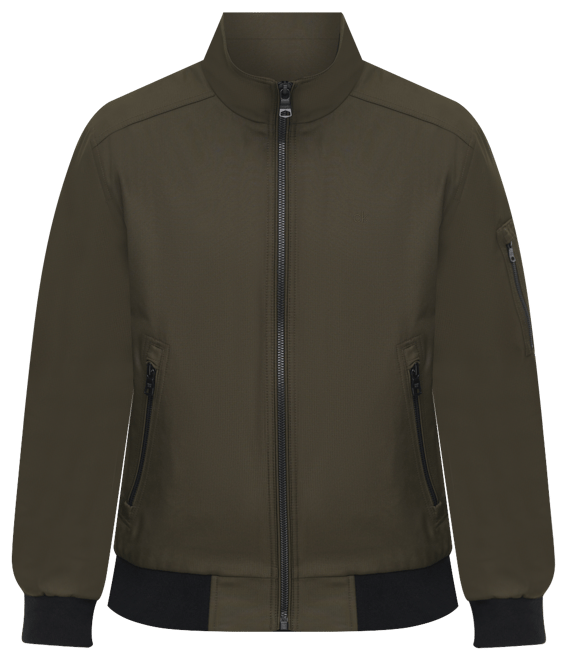 Men's Classic Zip-Front Ripstop Bomber Jacket