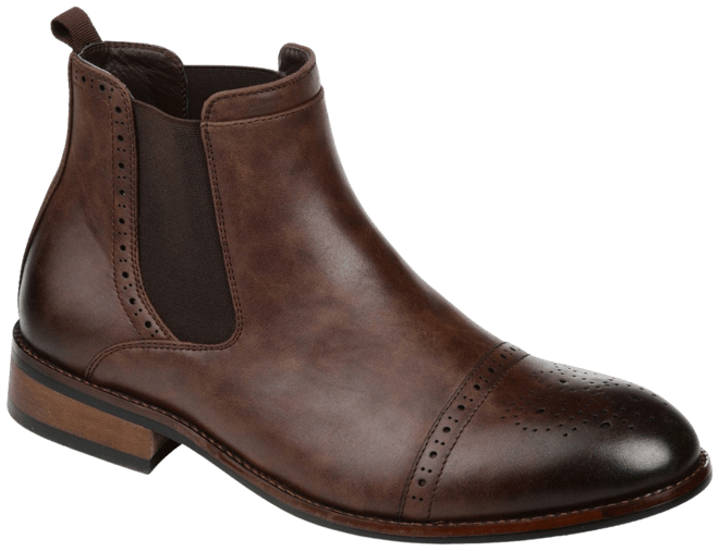 Vance Co. Garrett Men s Cap Toe Chelsea Boot Macy s