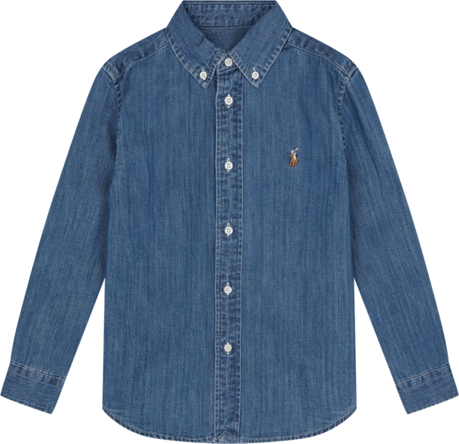 Polo Ralph Lauren Men's Classic-Fit Denim Shirt - Macy's