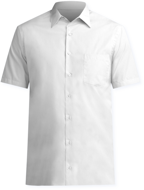 Poplin Solid Short-Sleeve Dress Shirt