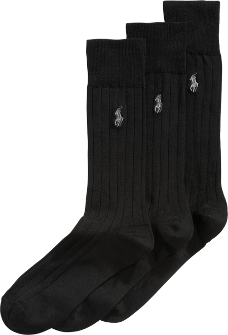 Men's Three-Pack Crew Socks