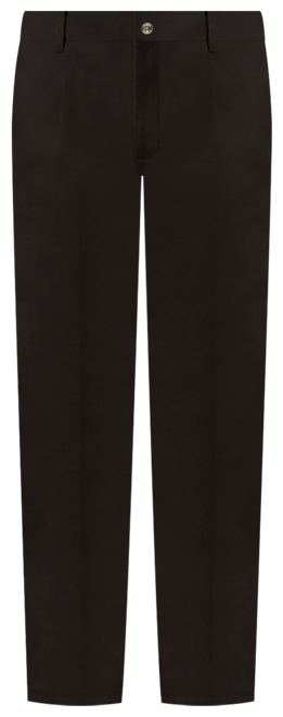 Men's Easy Classic Pleated Fit Khaki Stretch Pants