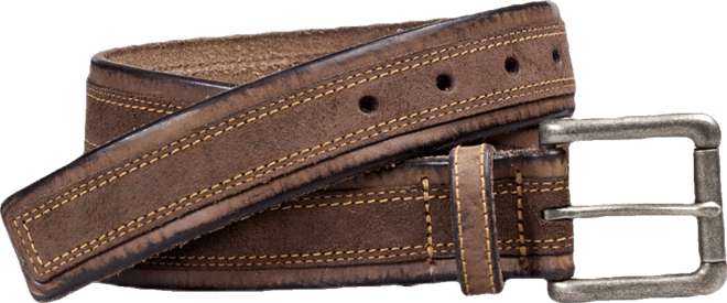 Distressed Overlay Belt