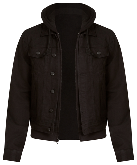 Black denim clearance jacket macys