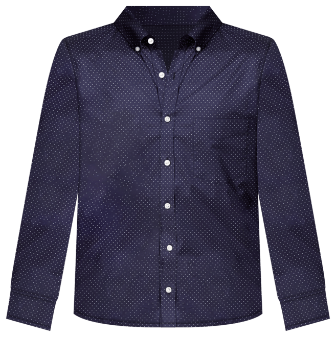 Men's  Micro Dot Print Stretch Cotton Shirt, Created for Macy's