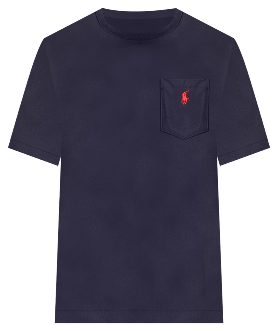 Men's Big & Tall Crew-Neck Pocket T-Shirt