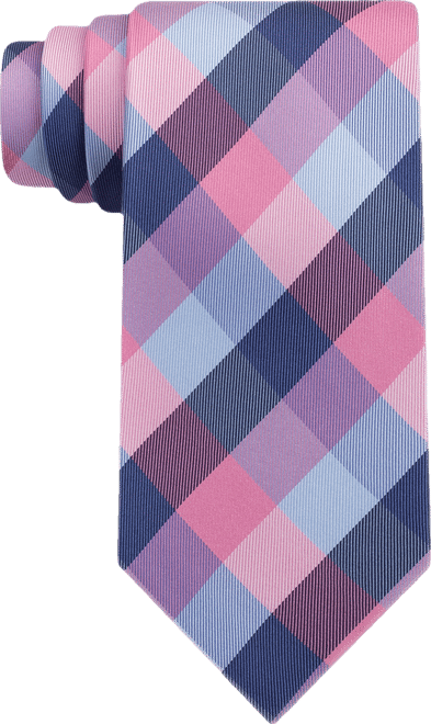 Men's Buffalo Check Tartan Silk Tie