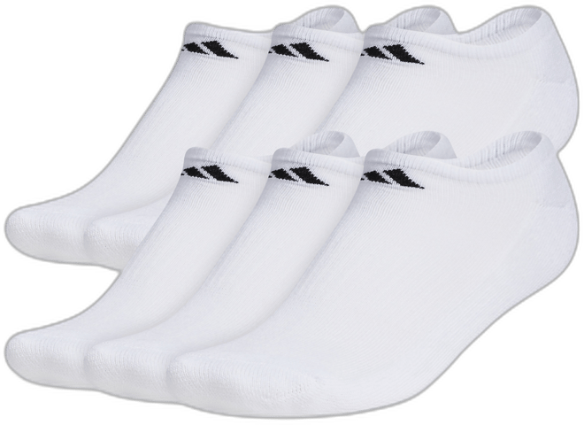 Men's Cushioned Athletic 6-Pack No Show Socks