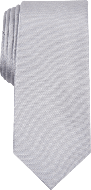 Men's Solid Texture Slim Tie, Created for Macy's