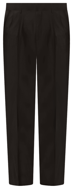 Men's Eclo Stria Classic Fit Pleated Hidden Expandable Waistband Dress Pants