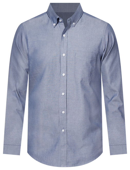 Men's Solid Stretch Oxford Cotton Shirt, Created for Macy's
