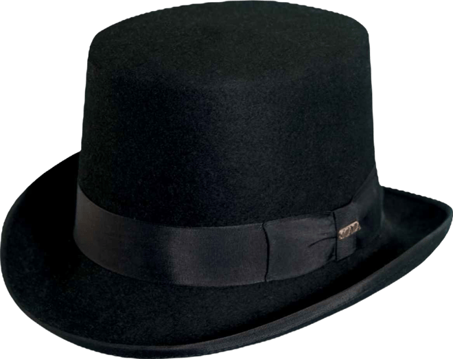 Men's Wool Top Hat