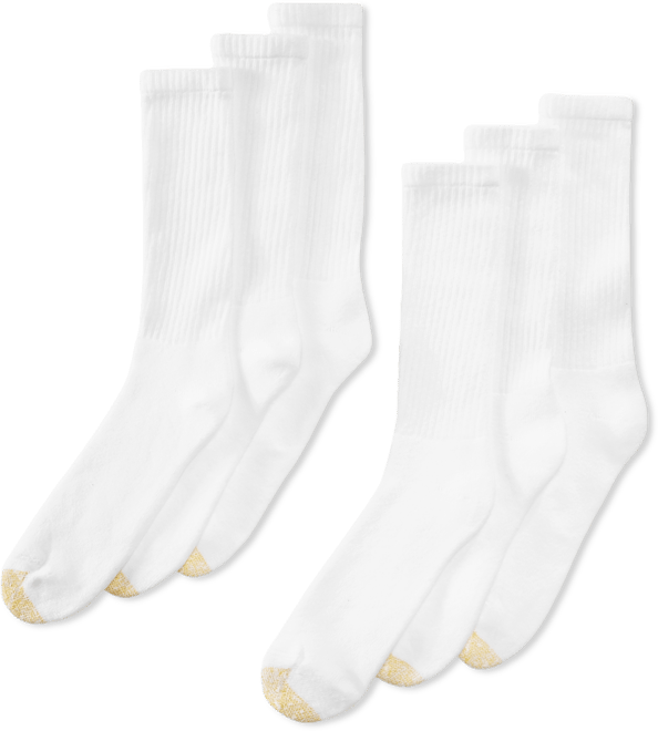 Men's 6-Pack Casual Harrington Socks