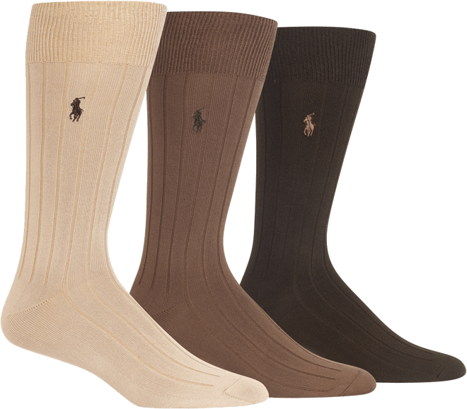Men's 3-Pk. Supersoft Rib Dress Socks