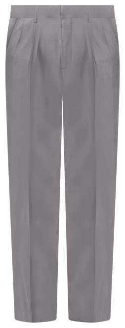 Men's Easy Classic Pleated Fit Khaki Stretch Pants