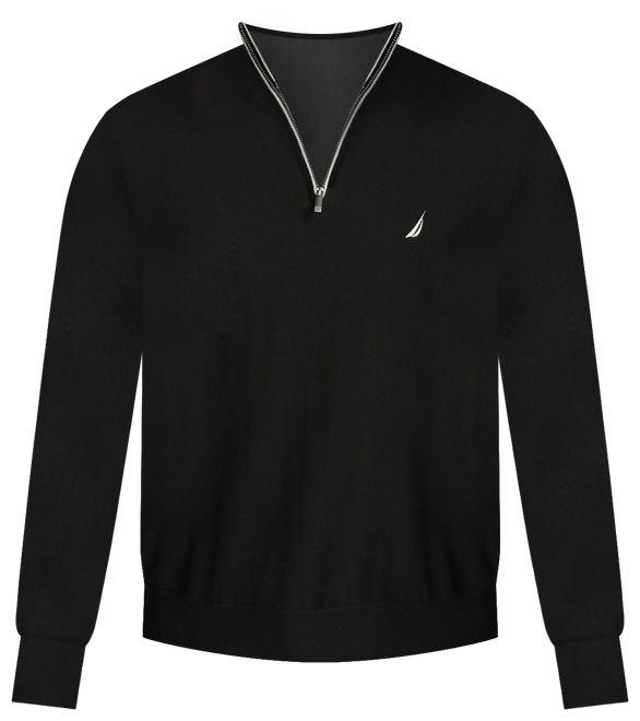 Men's Navtech Classic-Fit Solid Quarter Zip Sweater