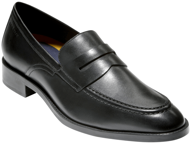 New Handmade Men's Black White Leather Penny Loafer Dress Shoes, Men  Designer Shoes