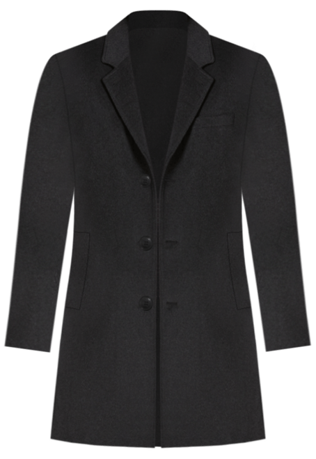 Men Signature Wool-Blend Overcoat