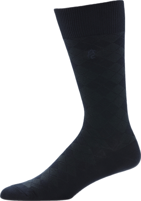 Perry Ellis Men's Socks, Diamond Single Pack