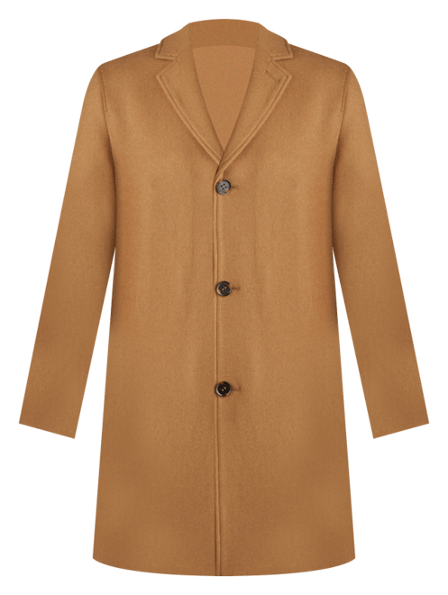 Cole Haan Men's Melton Classic-Fit Topcoat - Macy's