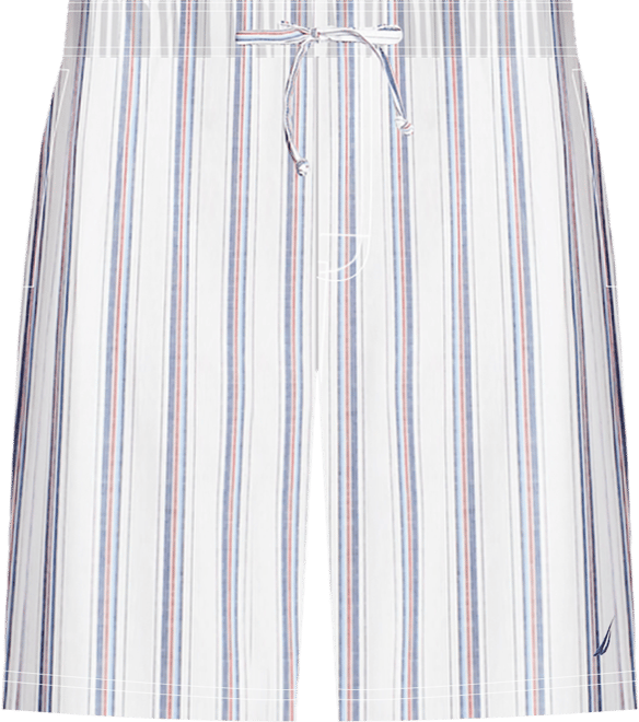 Men's Cotton Striped Pajama Shorts