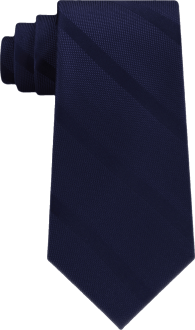 Men's Textured Woven Stripe Silk Tie