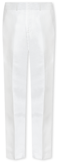 Men's Linen Blend Solid Twill Pants