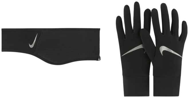 Nike Essential Women's Running Headband and Glove Set