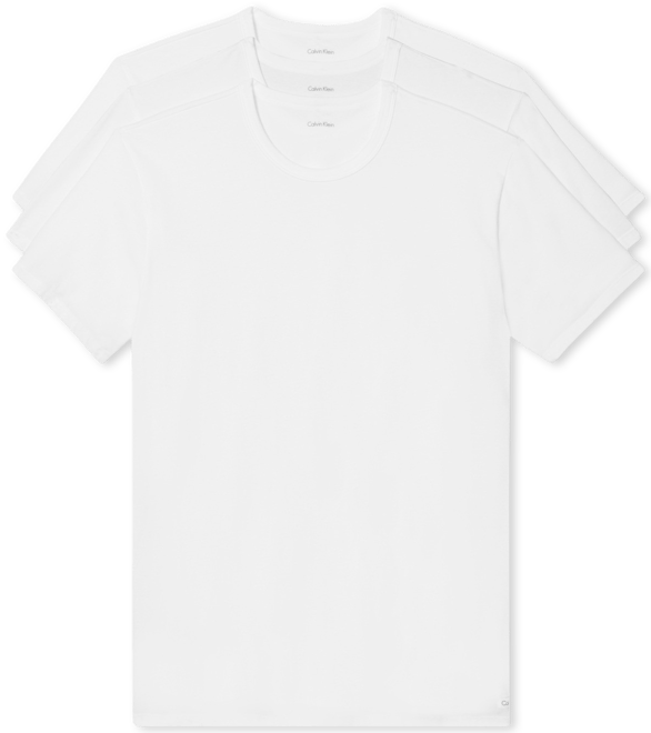 Calvin Klein Men's 3-Pack Classic Crew Neck T-Shirt, White, Medium :  : Clothing, Shoes & Accessories