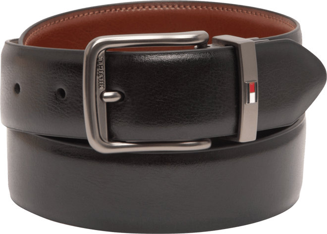 Tommy hilfiger reversible leather belt 2024 gift pack