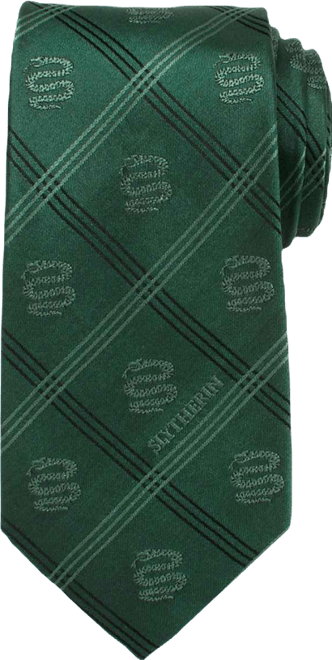 Slytherin Plaid Men's Tie