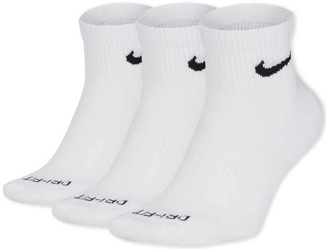 Nike Everyday Plus Cushioned Training Ankle Socks (3 Pairs)