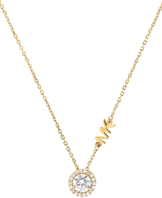 Sterling Silver Cubic Zirconia Pendant Necklace