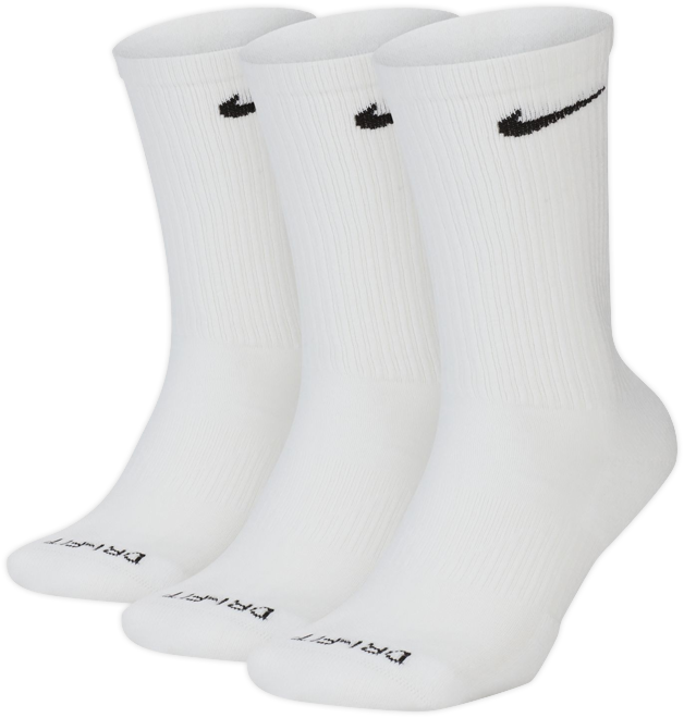 Nike Everyday Plus Cushioned Training Crew Socks (3 Pairs)