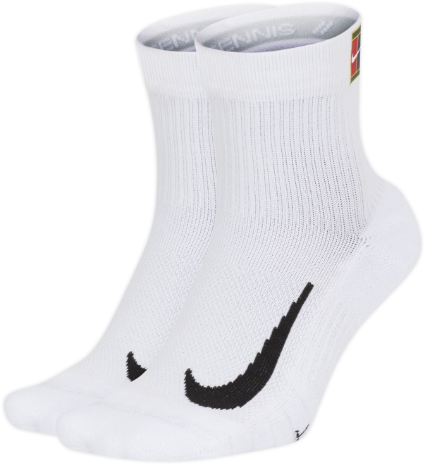 NikeCourt Multiplier Max Tennis Ankle Socks (2 Pairs)