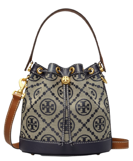 Tory Burch T Monogram Jacquard Bucket Bag | Bloomingdale's