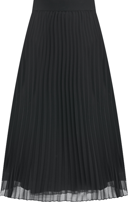 Pleated Midi Skirt