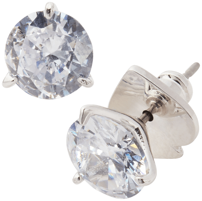 Brilliant Statements Trio Prong Studsclear/Silv