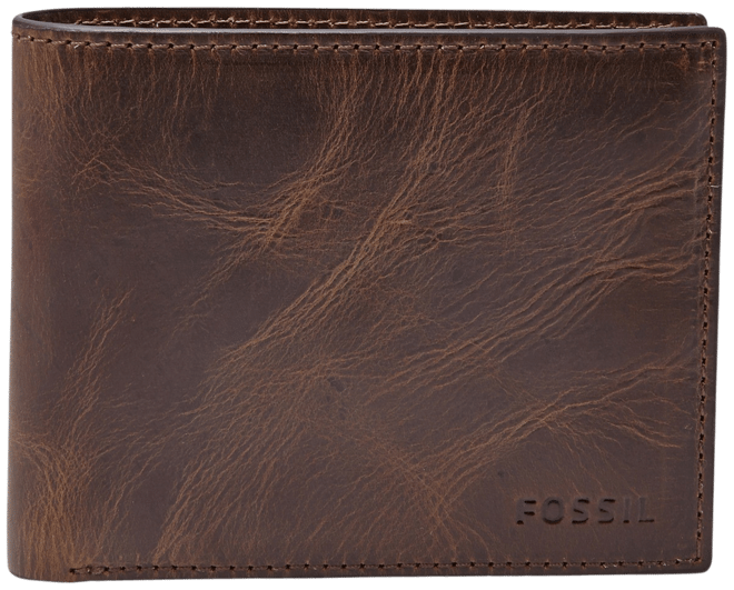 RRL Leather Chain Wallet Dark Brown