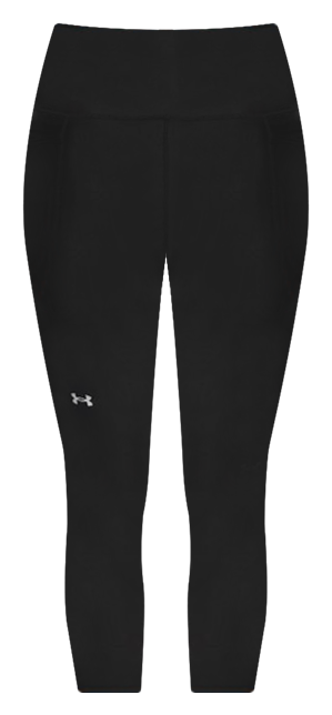 UNDER ARMOUR Women's Heat Gear No-Slip Waistband Ankle Leggings NWT Size:  LARGE