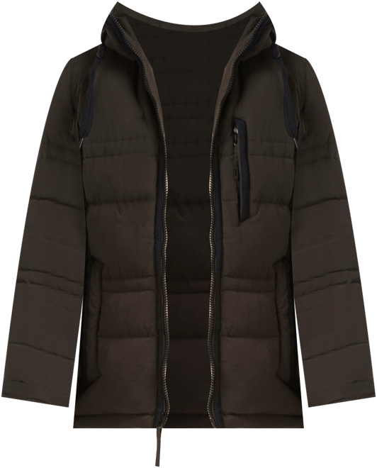 Men's Huxley Crinkle Down Jacket with Removable Hood